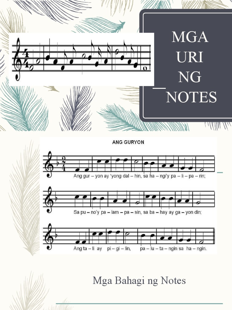 Mga Uri NG Notes | PDF
