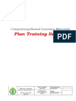 Plan Training Session: Competency-Based Learning Materials