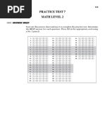 Sat Answer Key For Practice Test 4 | PDF | Standardized Tests | Tests