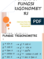 Turunan Fungsi Trigonometri