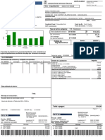 Resumen de liquidación de servicios públicos