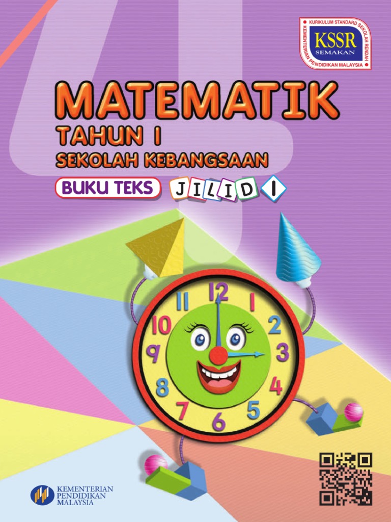 Matematik Tahun 1 Sk Jilid 1 Teks Kssr Semakan Pdf