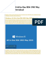 Windows 10 All in One RS6 1903 May 2019