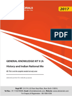 General Knowledge Kit Ii (A) (Sample) History and Indian National Movement