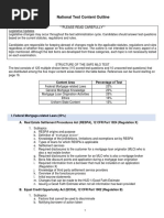 SAFE National Test Outline