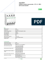 Product data sheet for iPRD65r modular surge arrester