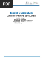 Junior Software developer Curriculam and syllabus