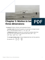 C3. Motion in 2D or 3D