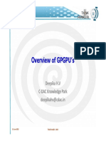 Overview of GPGPU's