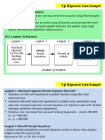 Bab 10 Uji Hipotesis Satu Sampel