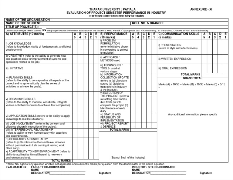 New FINAL - EVALUATION - FORM | PDF | Evaluation | Applied Psychology
