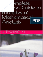 Rudin - A Complete Solution Guide To Principles of Mathematical Analysis PDF