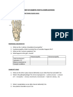 Assessment of Diabetic Foot