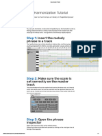 Harmonization Tutorial