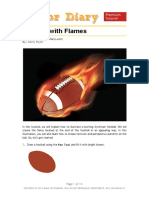Football With Flames