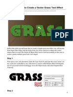 How to Create a Vector Grass Text Effect in Illustrator