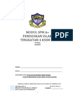 Modul Latihan Pendidikan Islam Tingkatan 4 KSSM 1