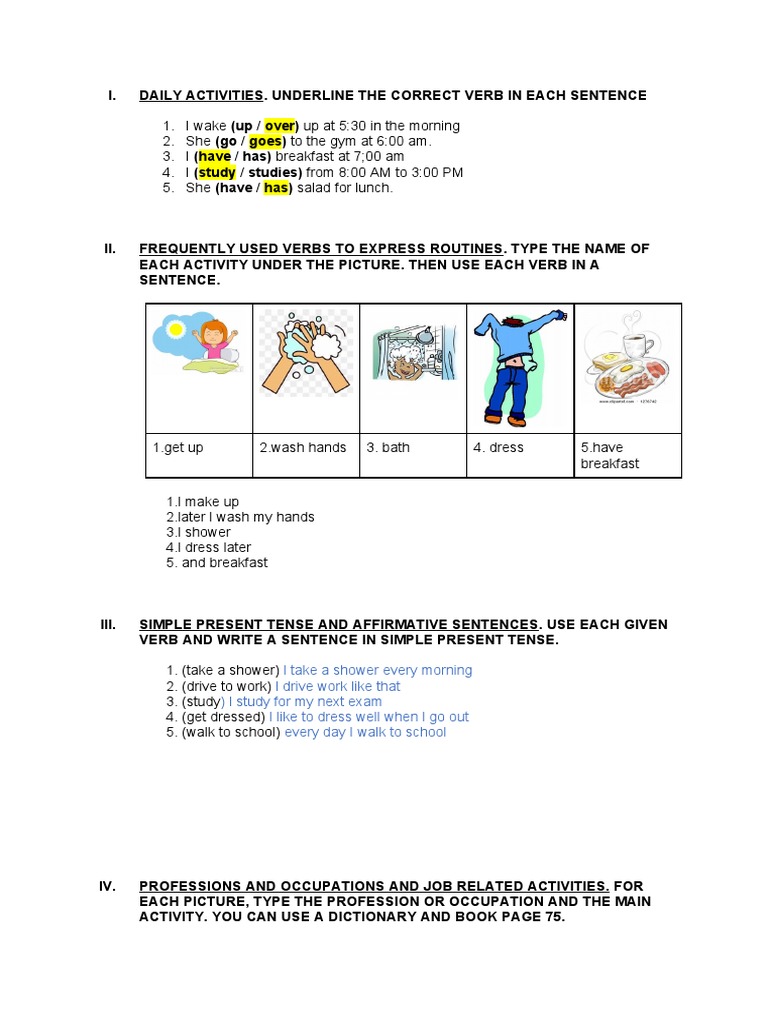 English Grammar Practice Guide | PDF | Grammar | Semiotics
