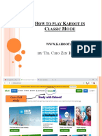 How To Play Kahoot PDF