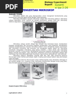 Download Laporan Biologi - Pengertian Mikroskop by sgojali SN48140237 doc pdf