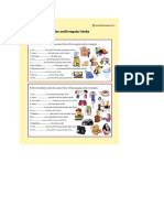 regular verbs and irregular verbs