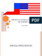 Socio-cultural influence of Americans on the Philippines