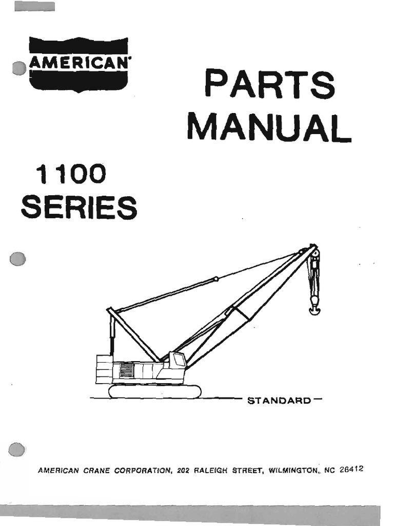 American 450T1 | PDF | Crane (Machine) | Clutch