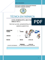 G.f.tecnicas de Administracion de Medicamentos