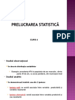 C4 Prelucrarea statistica si redactare