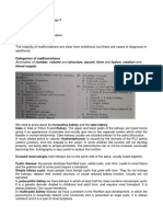 Categories of Malformations: Anomalies of Number, Volume and Structure Ascent, Form and Fusion, Rotation and