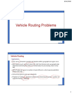 Vehicle Routing Problems - Handout