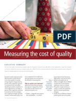Measuring The Cost of Quality: Executive Summary