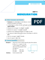 © Ncert Not To Be Republished: Mensuration Mensuration Mensuration Mensuration Mensuration
