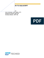 DEV161.SQL Script - Excercise PDF