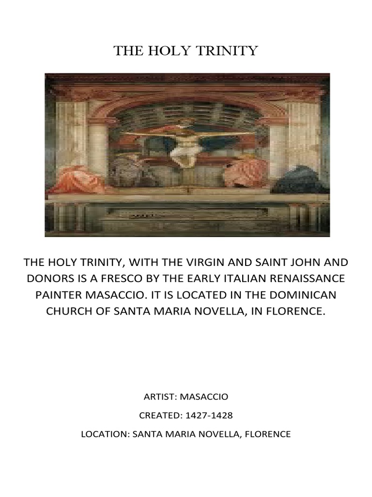 The Holy Trinity | PDF