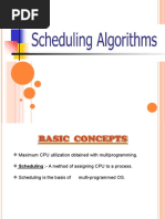 Schedulingalgorithms and Algorithm Evaluation