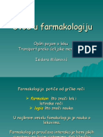 Uvod U Farmakologiju - I Predavanje