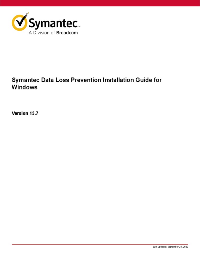 Symantec DLP 15.7 Install Guide Win | PDF | Public Key Certificate ...
