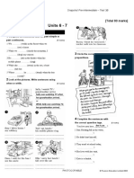 Test 3 B PRE-INTERMEDIATE