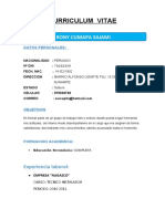 Curriculum Vitae Rony