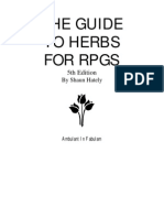 The Guide To Herbs For RPGs