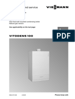 Installation and service instructions for Viessmann Vitodens 100 condensing boiler