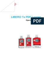 Libero TX PDF Logger: Operation Manual