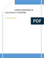 Modul Training Hardware & Electrical E-Ticketing PDF