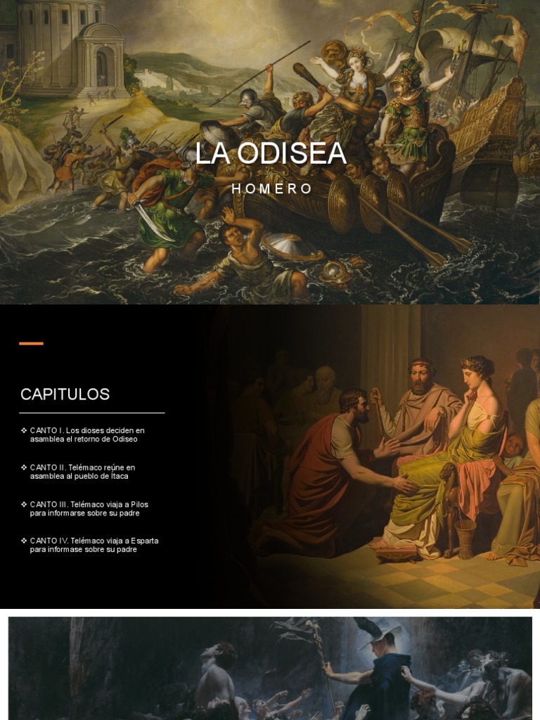 La Odisea (Resumen/capitulo 1-4) | PDF | Odiseo | Agamenón