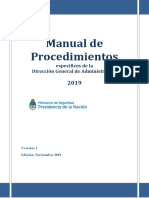 Manual Procedimientos Dga v1 Nov2019 PDF