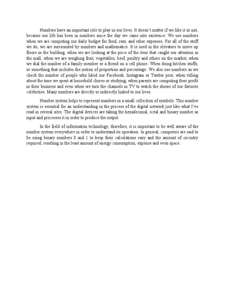 Importance of Numbers in Daily Life | PDF | Business | Law