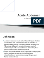Acute Abdomen LO1 Part 1