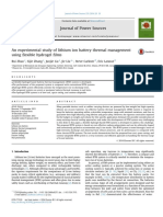An Experimental Study of Lithium Ion Battery Thermal Management PDF