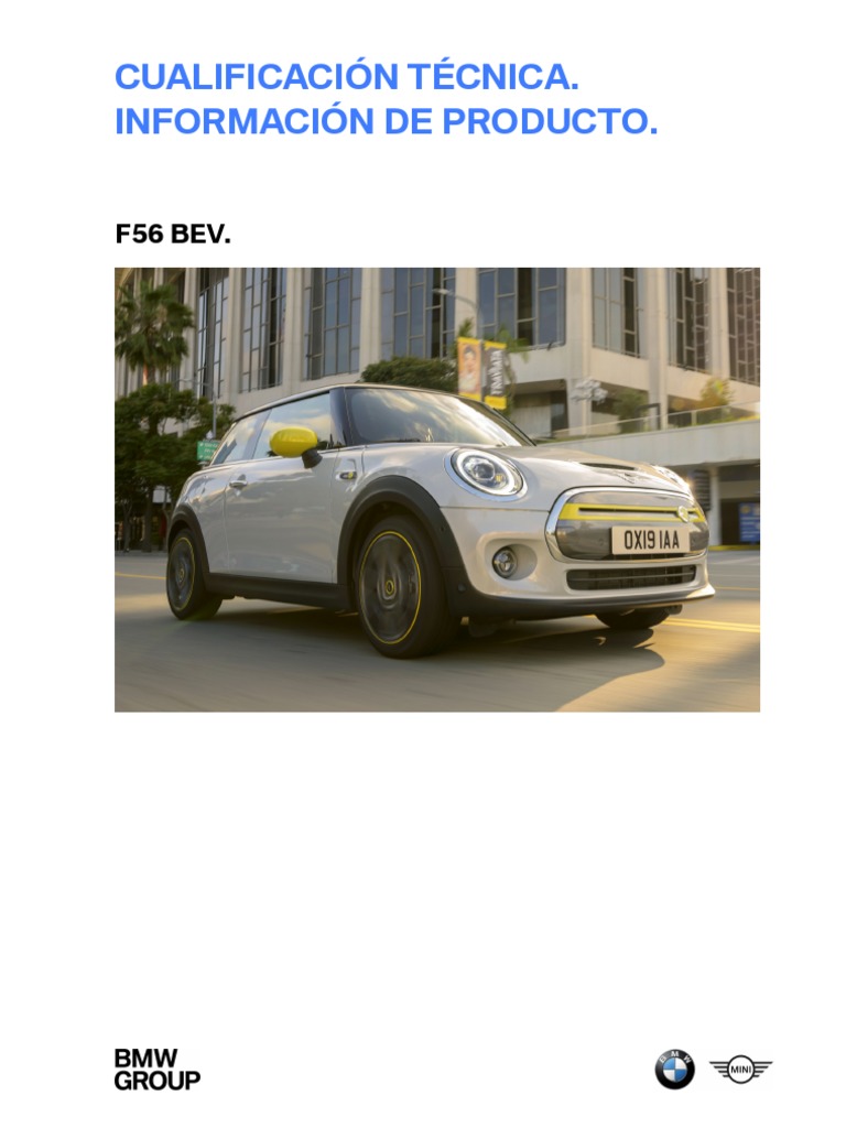 Informacion de Producto Mini F56 | PDF | Vehículo híbrido | Electricidad